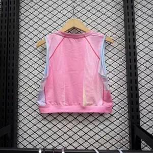 25-26 Barcelona Pink Women Yoga Vest Special Edition Kit AAAAJersey Supply Yupoo 1