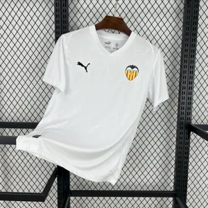 25-26 Valencia Home T-Shirt Football Apparels Soccer AAAAJersey Yupoo 3