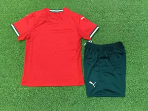 25-26 Portugal Home Player Version Kid Kits Youth Apparels Soccer AAAAJersey Yupoo 1