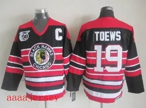 Chicago Blackhawks retro ice hockey jersey M-3XL 芝加哥黑鹰队复古冰球服