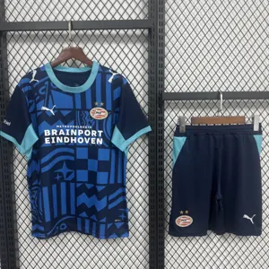 26-27 PSV Eindhoven Third Kid Kits Youth Football Apparels AAAAJersey Supply Yupoo 4 1