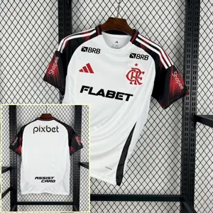 25-26 Flamengo Away Adults and Kid Kits Soccer Uniforms AAAAJersey Supply Yupoo 2