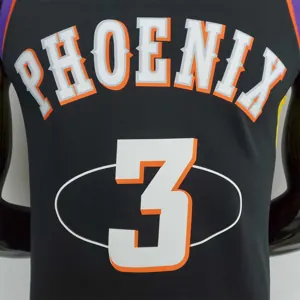 2022 Season Paul #3 Suns City Edition Black NBA Jersey 4