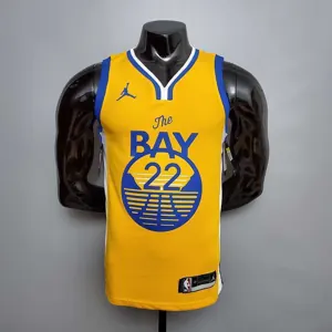 New WIGGINS#22 Golden State Warriors yellow