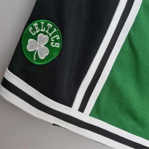 2022 Boston Celtics NBA US Training Shorts Green Black 3
