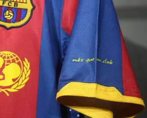 10-11 Barcelona Home Retro Kit Vintage Player Version Sino Shirt AAAAJersey Dropship Yupoo 1