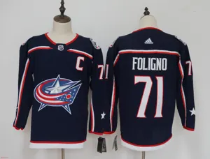 Columbus Blue Jackets Ice Hockey jersey M-3XL 哥伦布蓝衣队冰球服-2