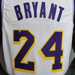 Bryant #24 Lakers white 4