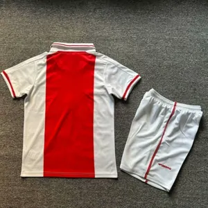 98-99 Ajax Home Retro Kid Kits Youth Apparels Soccer AAAAJersey Yupoo 1