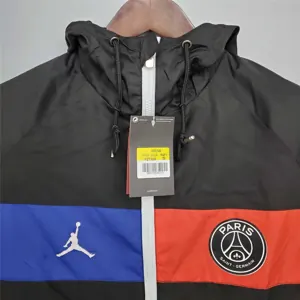 20-21 PSG Black and Blue&amp;Red Windbreaker 2