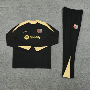 24-25 Barcelona Player Long Sleeve Training Suit Football Shirts 1