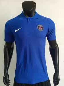 25-26 PSG Blue Polo Kit Player Version Soccer AAAAJersey Yupoo S-2XL