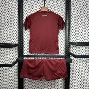 24-25 Roma Home Kid Kits Youth Apparels Football AAAAJersey Yupoo 5