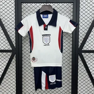 1998 England Home Retro Kid Kits Youth Apparels Soccer AAAAJersey Yupoo