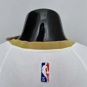 75th Anniversary New Orleans Pelicans Ingram #14 White NBA Jersey 5