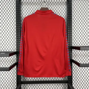 83-84 Real Zaragoza Mens Home Football Retro Kit Vintage Long Sleeve Shirt AAAAJersey Supply Yupoo 7 6