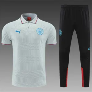 Manchester City Polo grey stripes 13