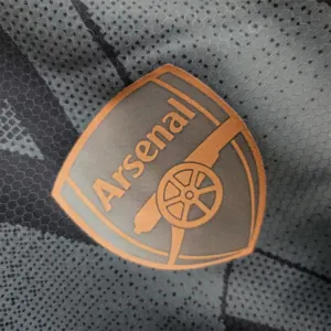 22-23 Arsenal Windbreaker Black 4