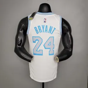 New Lakers Bryant #24 Crew Neck Retro Limited Edition White