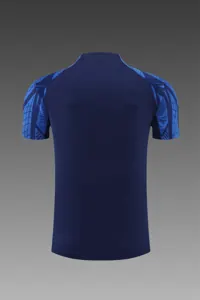 2022 France Training Suit Short Sleeve Kit Blue 11