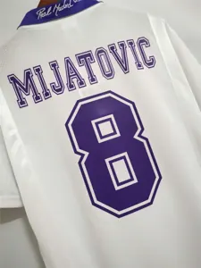97-98 Real Madrid home champions league white champions 1
