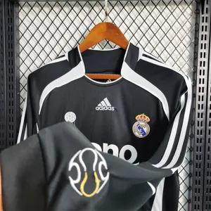 06-07 Real Madrid third away Long Sleeve 8