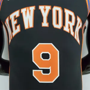 2022 Season Barrett #9 Knicks Urban Edition Black NBA Jersey 5