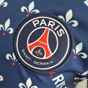 PSG Polo Jordan co branded blue 3