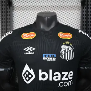 25-26 Santos Black Kit Player Special Edition Soccer AAAAJersey Yupoo 1
