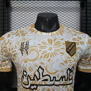 2025 Palestine White Gold Special Edition Kit Player Version Shirt AAAAJersey Dropship Yupoo 1