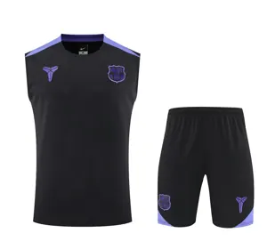 25-26 Barcelona x Kobe Bryant Training Kits Football Vest Suit