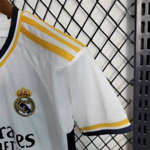 23-24 Real Madrid home kids kit 1