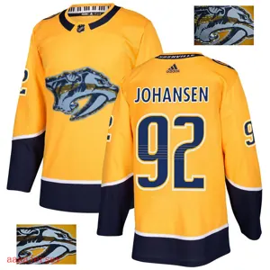2018 Nashville Predators ice hockey jersey M-3XL 纳什维尔掠夺者队时尚亮片款冰球服 16
