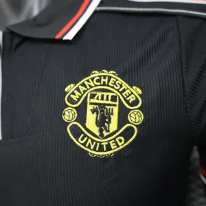 98-99 Manchester United Black Retro Kit Player Version Shirt AAAAJersey Wholesale Yupoo 6