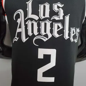New LEONAR0#2 Los Angeles Clippers Black 2
