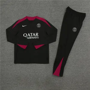 24-25 PSG Player Long Sleeve Training Suit Football Shirts 1