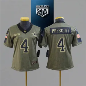 2021 New Tribute to NFL Jersey woman 9