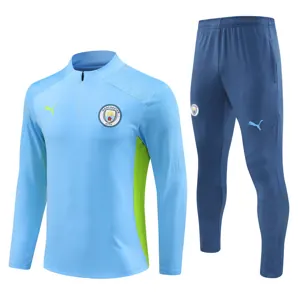 24-25 Manchester City Long Sleeve Training Suit Football Shirts