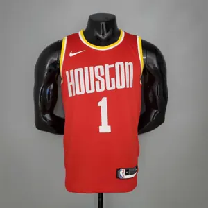 McGRADY#1 Rockets Retro Red