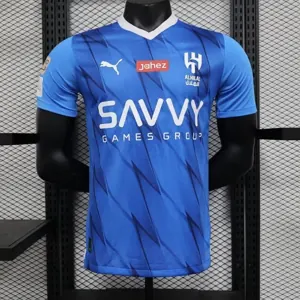 23-24 Al-Hilal home Player Version size S-XXL Soccer Jersey