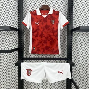 25-26 Braga Home Kid Kits Youth Apparels Football AAAAJersey Supply Yupoo