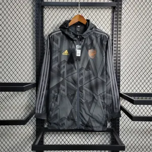 22-23 Arsenal Windbreaker Black