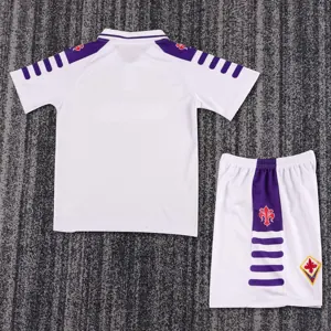 98-99 Fiorentina Away Retro Kid Kits Youth Apparels Soccer AAAAJersey Yupoo 2