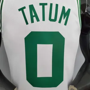 75th Anniversary Tatum #0 Celtics White 7