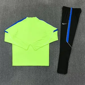 26-27 Atletico Madrid Mens Kit Fluorescent Green Half Pull Training Suit Yupoo 7 7