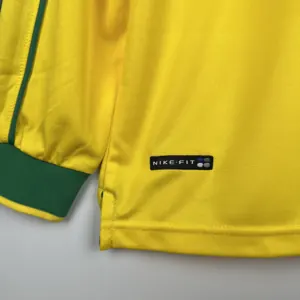 1998 Retro Long Sleeve Brazil Home S-XXL 2