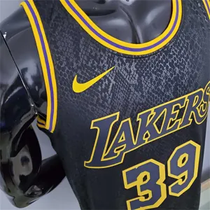 Lakers Howard#39 Snake Print Black 2