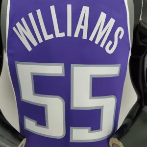 75th Anniversary Kings Williams#55 Black Purple 7