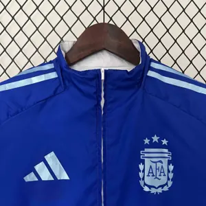 2024 Argentina Trench Coat Reversible Windbreaker Double-Sides Jacket 8