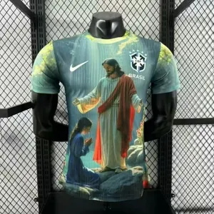 25-26 Brazil Christ The Redeemer F Special Edition Kit Player Version Shirt AAAAJersey Wholesal